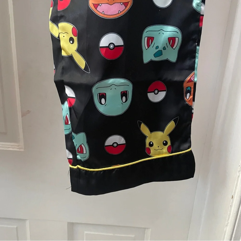 NWOT Pokemon Men's Black Character Sleep Pants Pajama Bottoms Size S